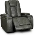 Tinsmith Gray Modern Power Recliner - Megan