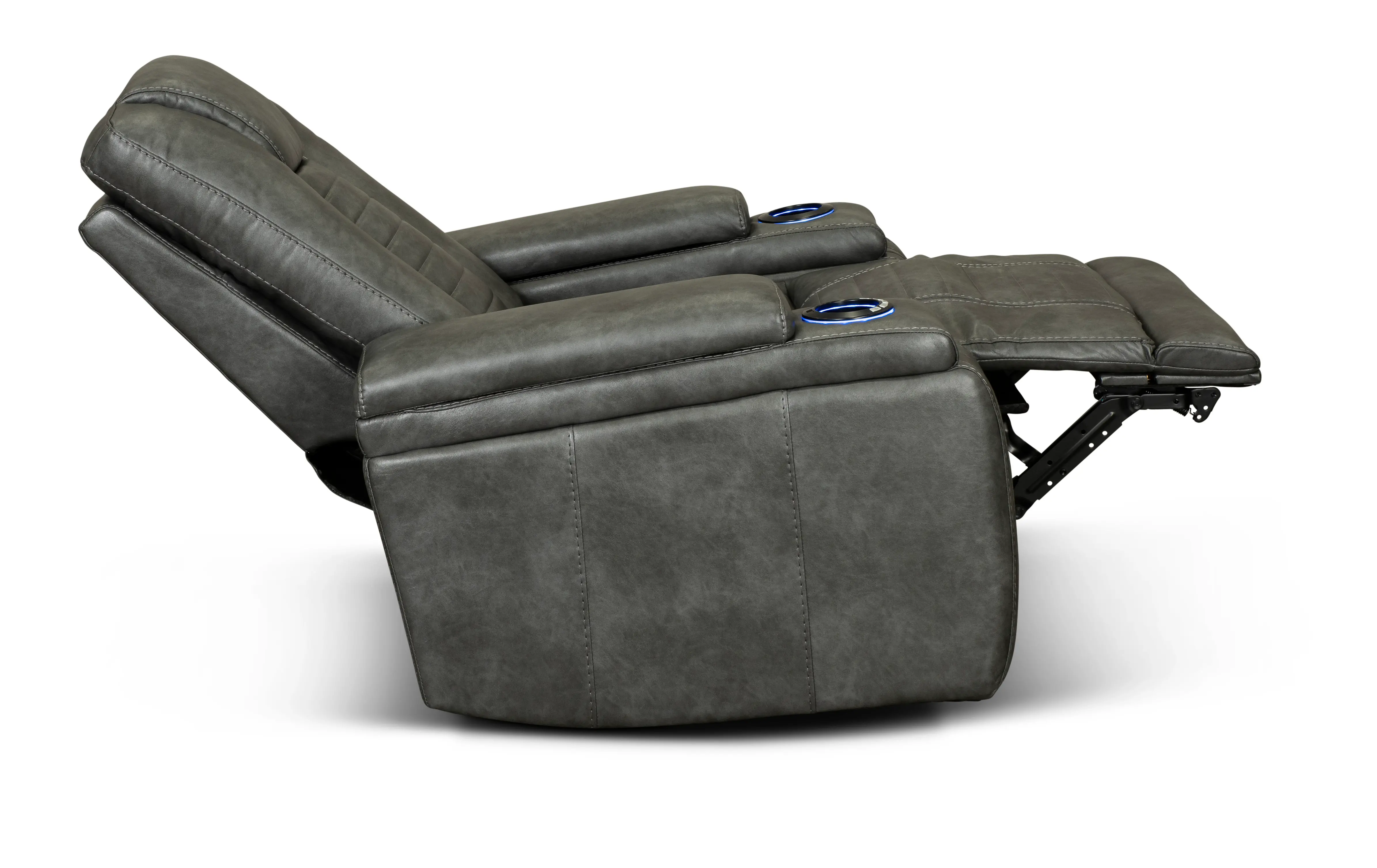 Tinsmith Gray Modern Power Recliner - Megan-6