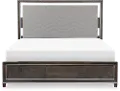 Counter Point Smoke Gray King Bed