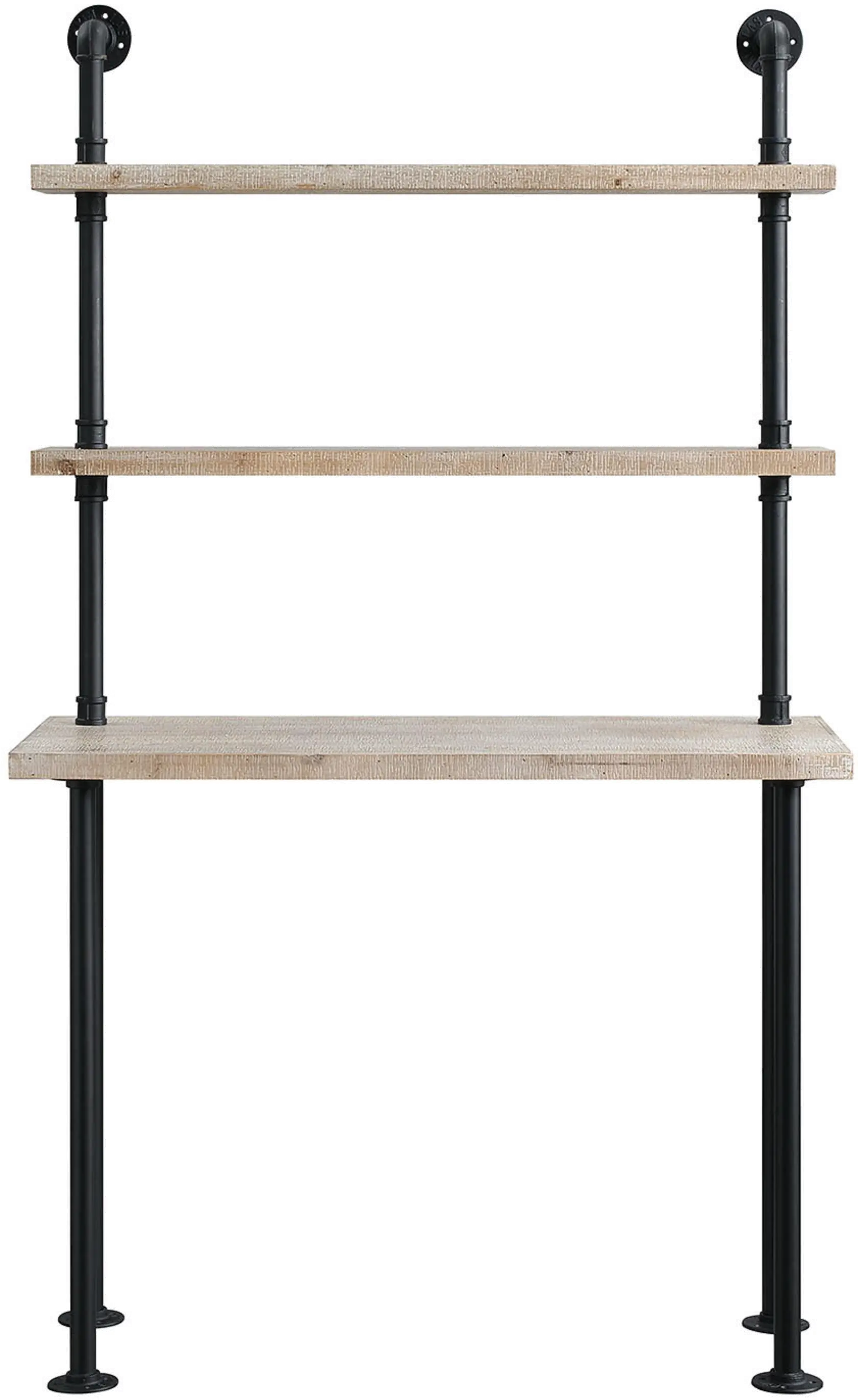 Industrial Bookcase and Desk - Philip-1