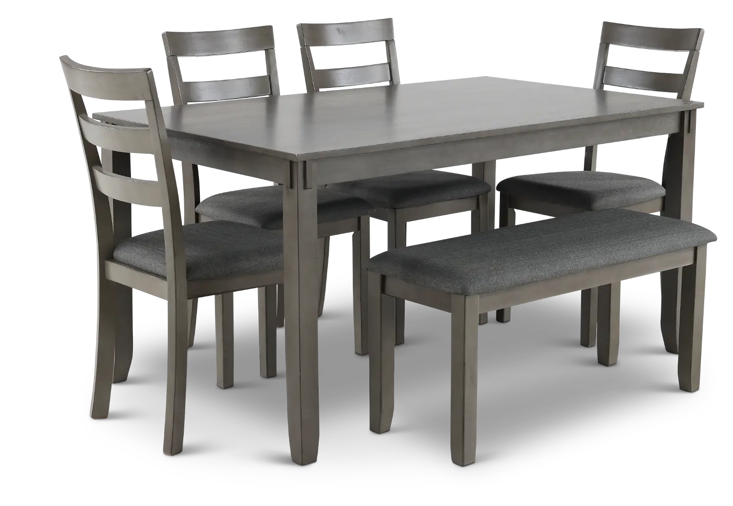 Bridson Gray 6 Piece Dining Room Set-1