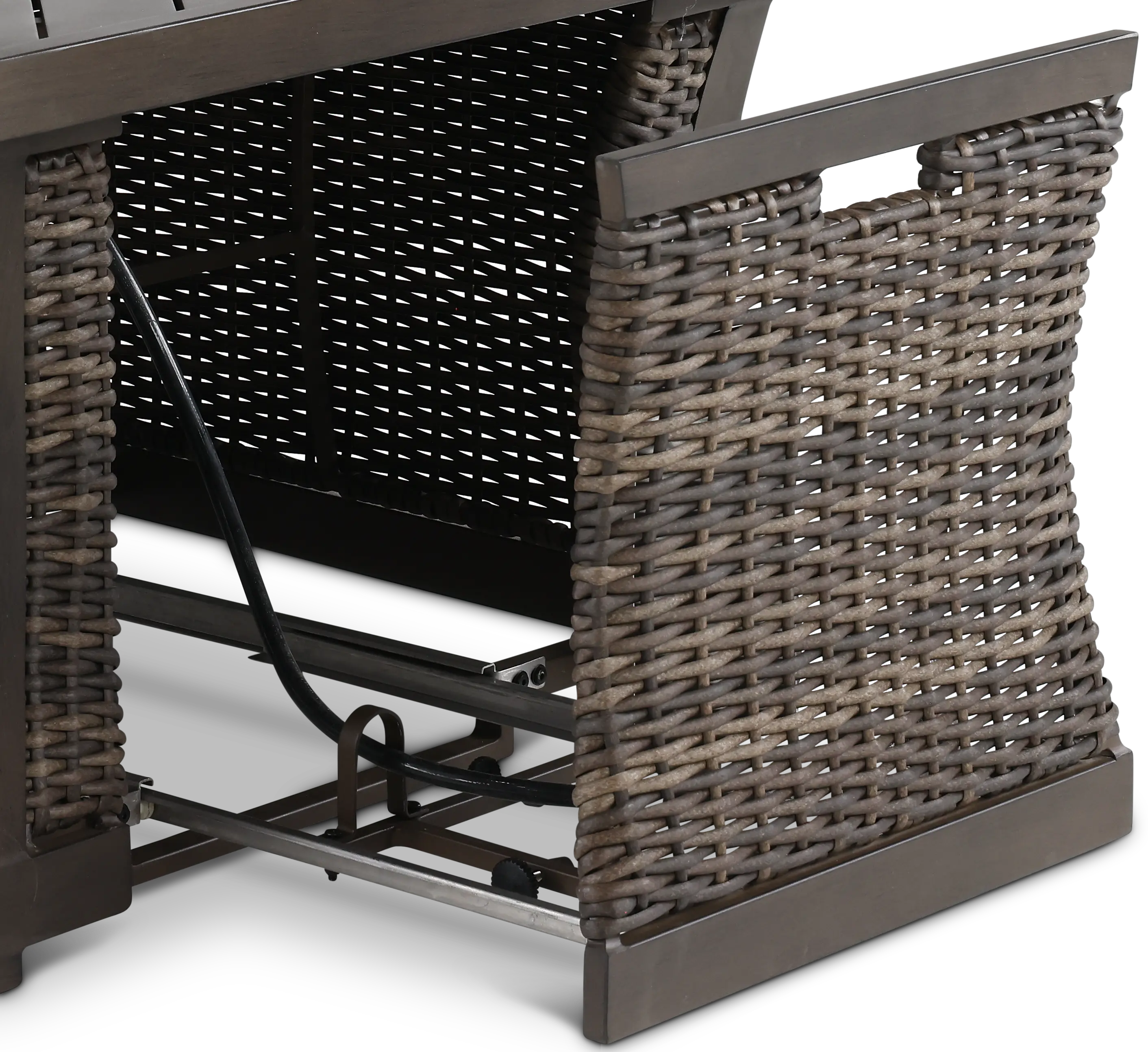 ARX1400P01/2PCFRPT Trenton Wicker Slat Top Fire Pit-6