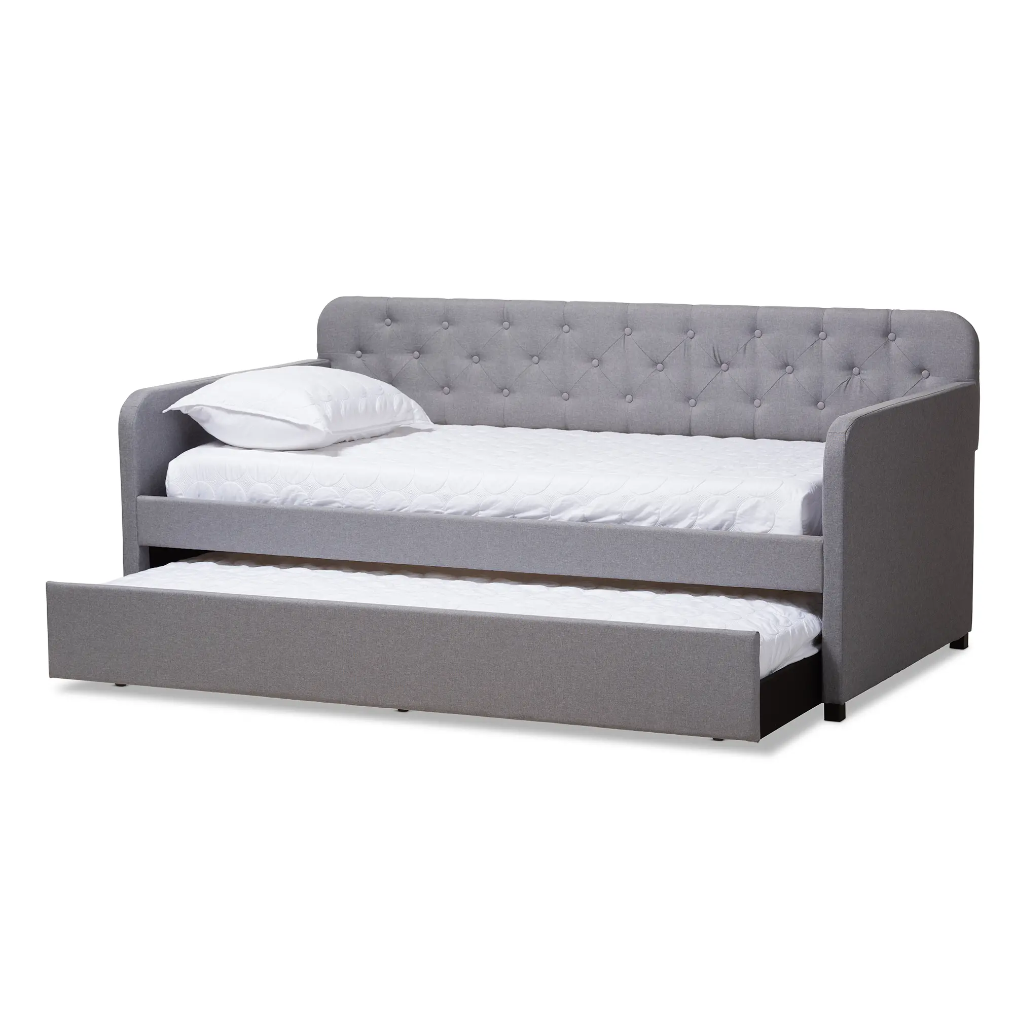 150-9014-RCW Modern Light Gray Upholstered Twin Daybed - Tahlia-4
