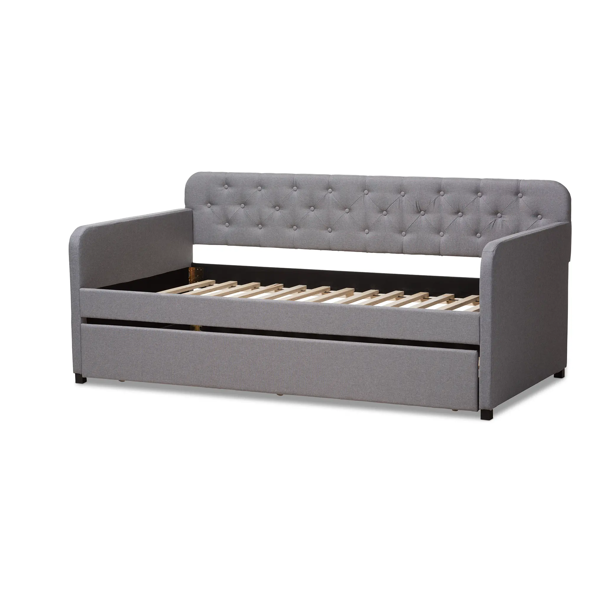 150-9014-RCW Modern Light Gray Upholstered Twin Daybed - Tahlia-6