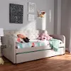 150-9015-RCW Modern Beige Upholstered Twin Daybed - Tahlia
