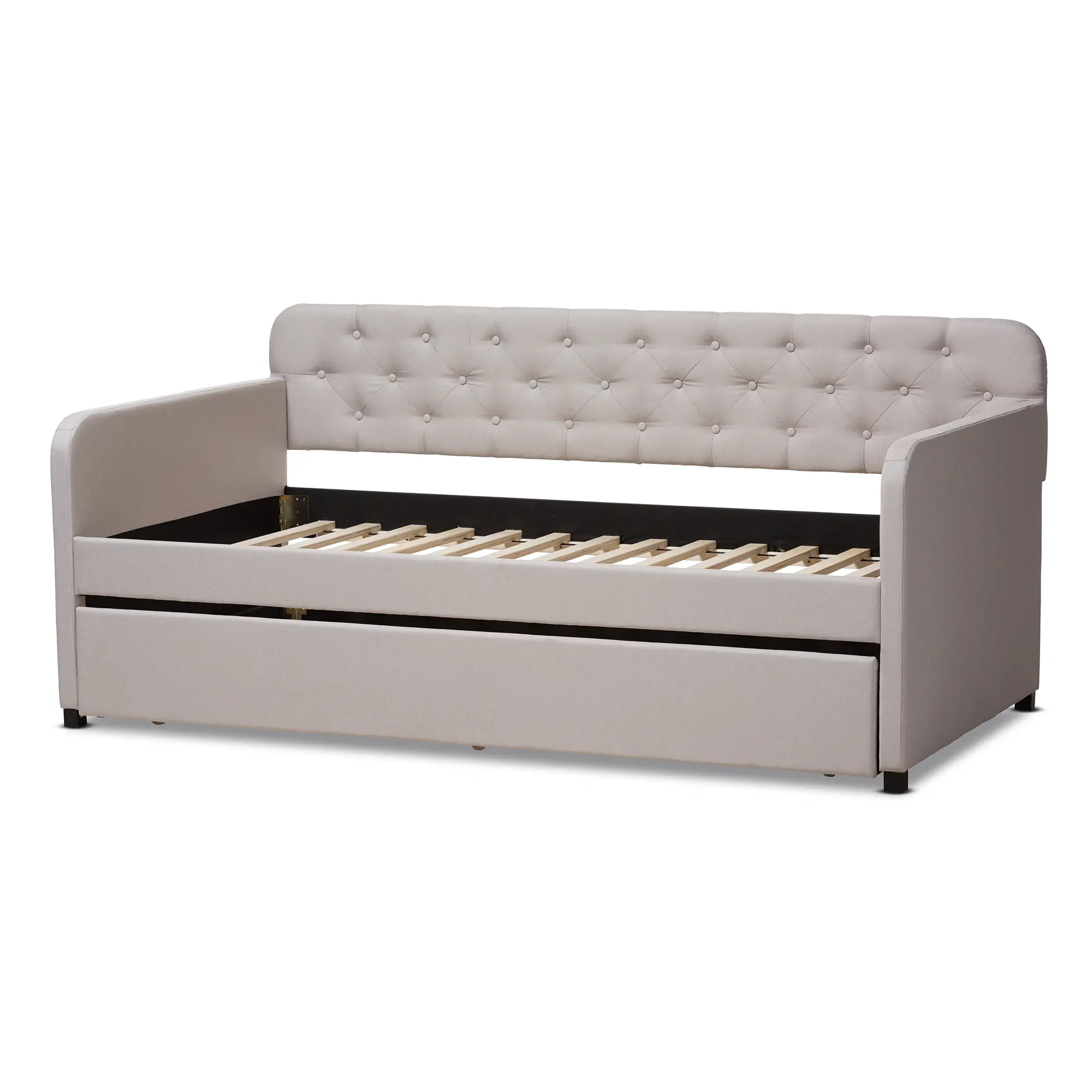 150-9015-RCW Modern Beige Upholstered Twin Daybed - Tahlia-6