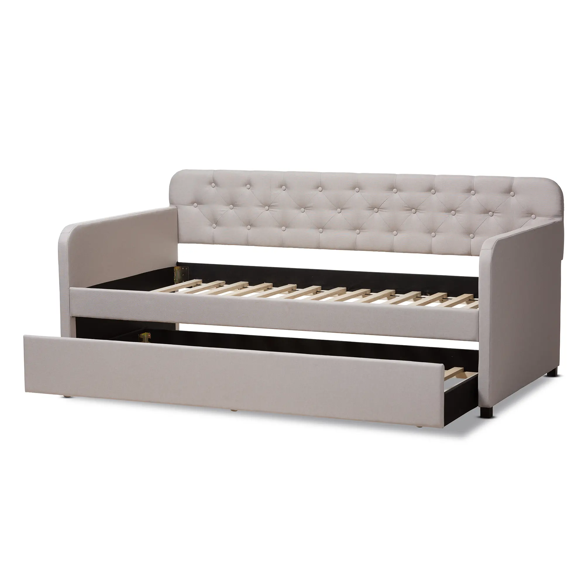 150-9015-RCW Modern Beige Upholstered Twin Daybed - Tahlia-7