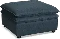 Biggie Contemporary Eclipse Navy Blue Ottoman