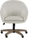Nora Chic White Office Chair