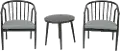 11890018T001-AL Pasadena Patio Black 3 Piece Chat Set