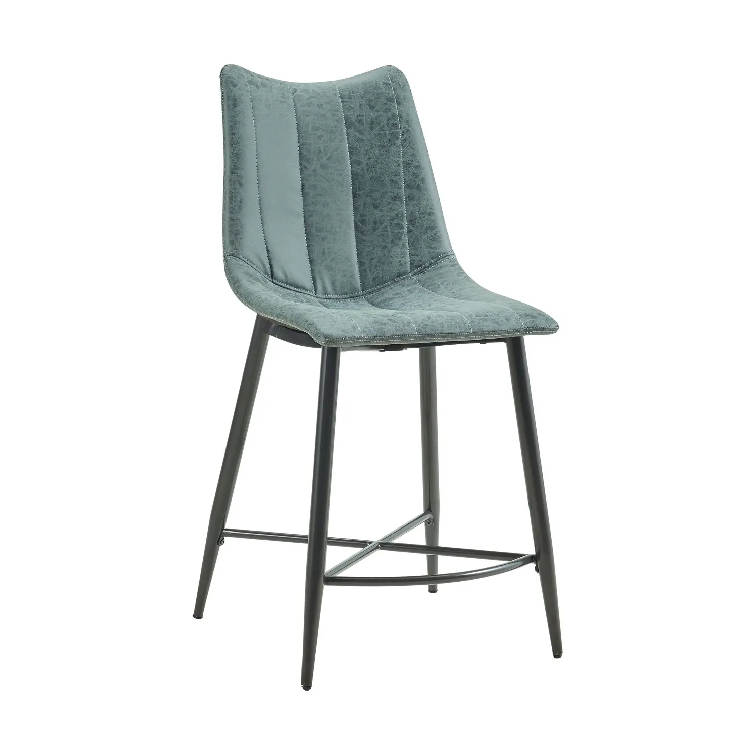 Rocco Gray Upholstered Counter Height Stool-1