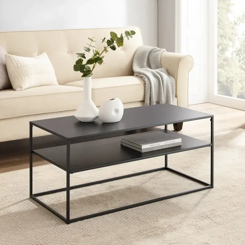 CF1402-MB Braxton Black Coffee Table-1