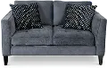 Calista Slate Blue-Gray Loveseat