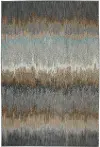 90261-880/5X8/BLUE Euphoria 5 x 8 Cashel Abyss Blue and Gray Area Rug