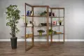 Doe Valley Transitional Brown Folding Bookcase