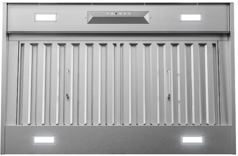 Zephyr 48 Inch Monsoon II Insert Range Hood - Stainless Steel