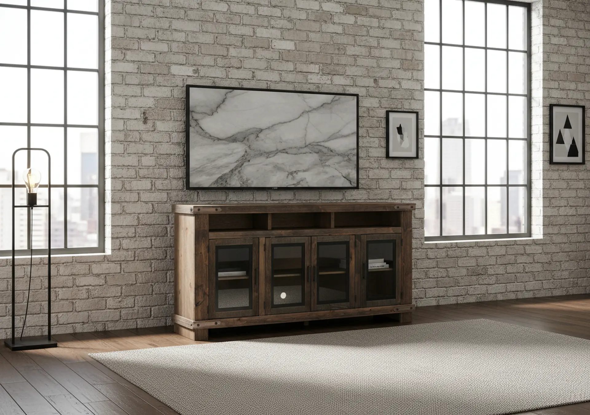 Sawyer Brown TV Stand-2