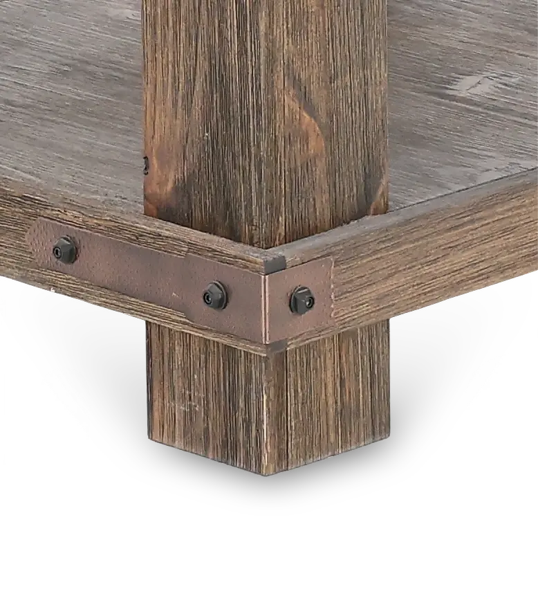 Sawyer Rustic Brown End Table-5