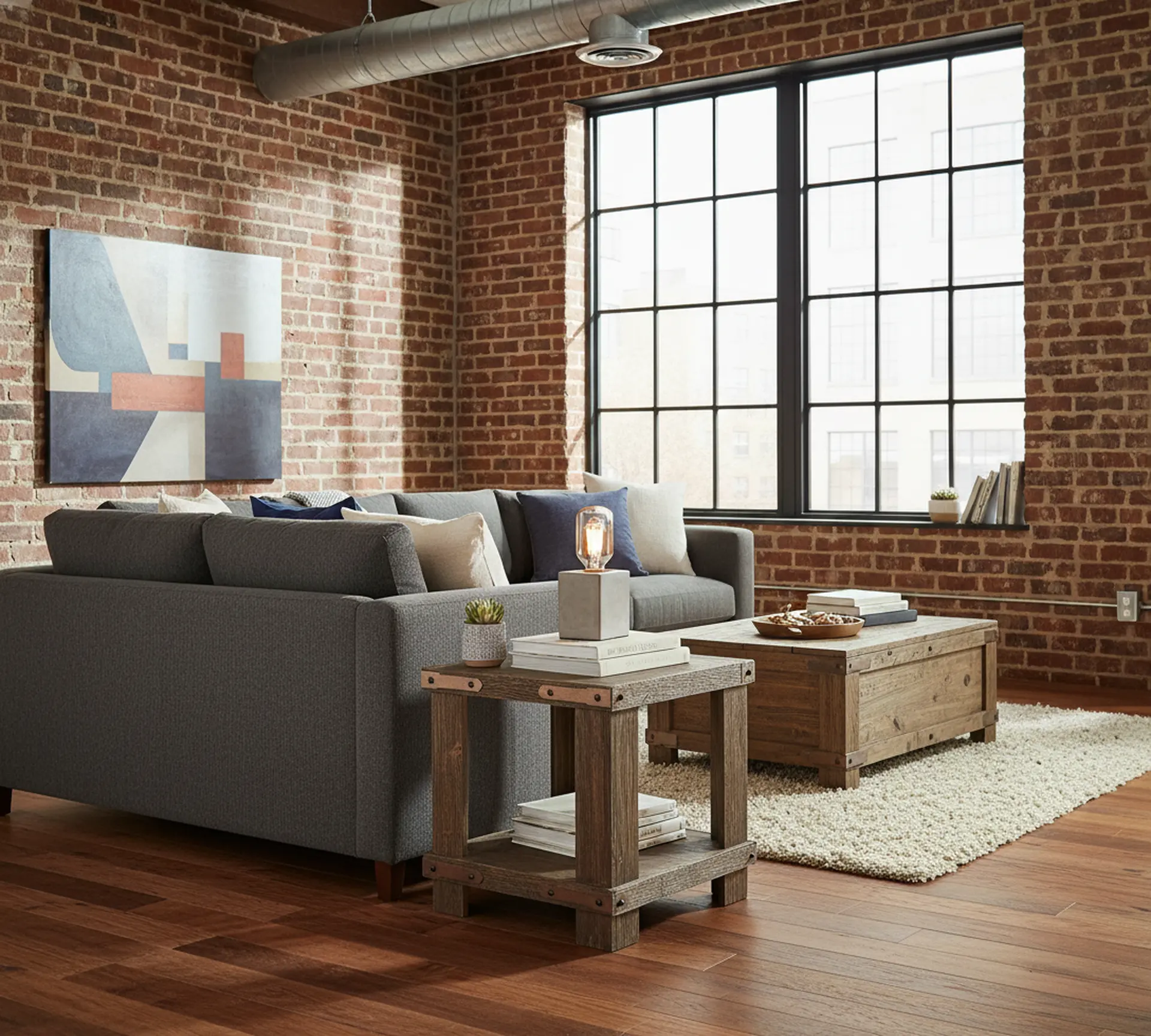Sawyer Rustic Brown End Table-7