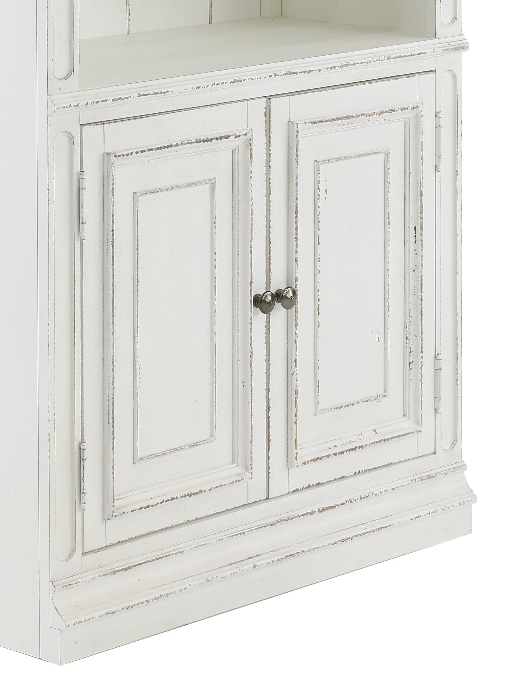 244-HO201 Magnolia Manor Antique White Bookcase-5