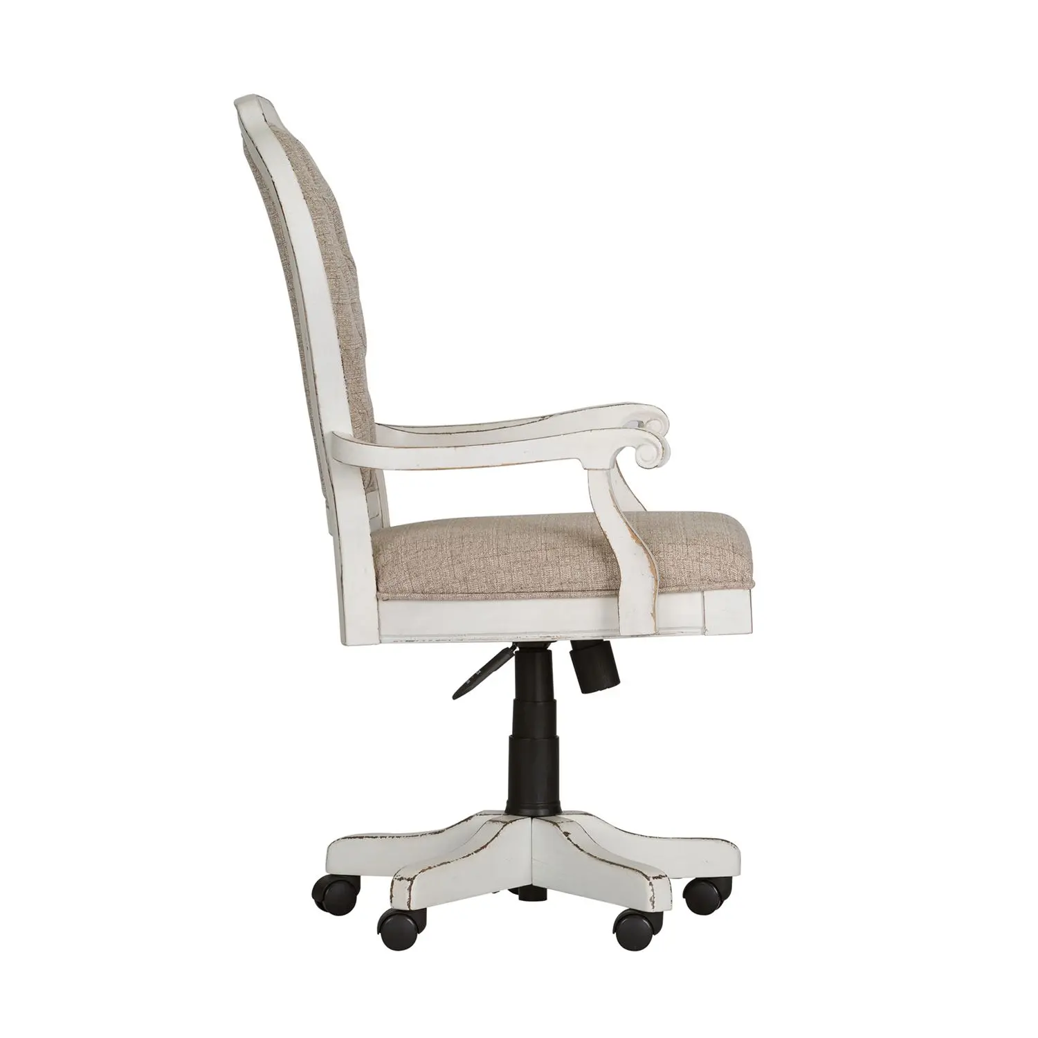 244-HO197 Magnolia Manor Antique White Desk Chair-3