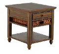 Cottage Lane Brown End Table