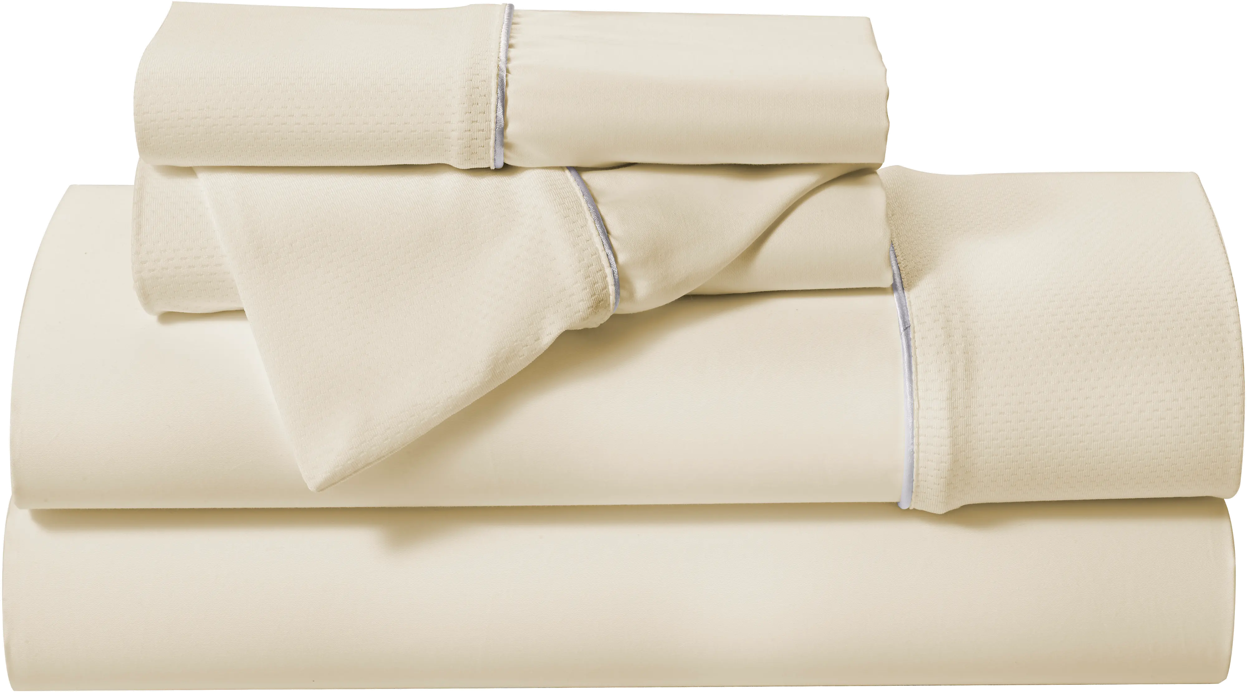 BGS21ACFT BedGear Champagne Hyper Cotton Twin Bed Sheets-10