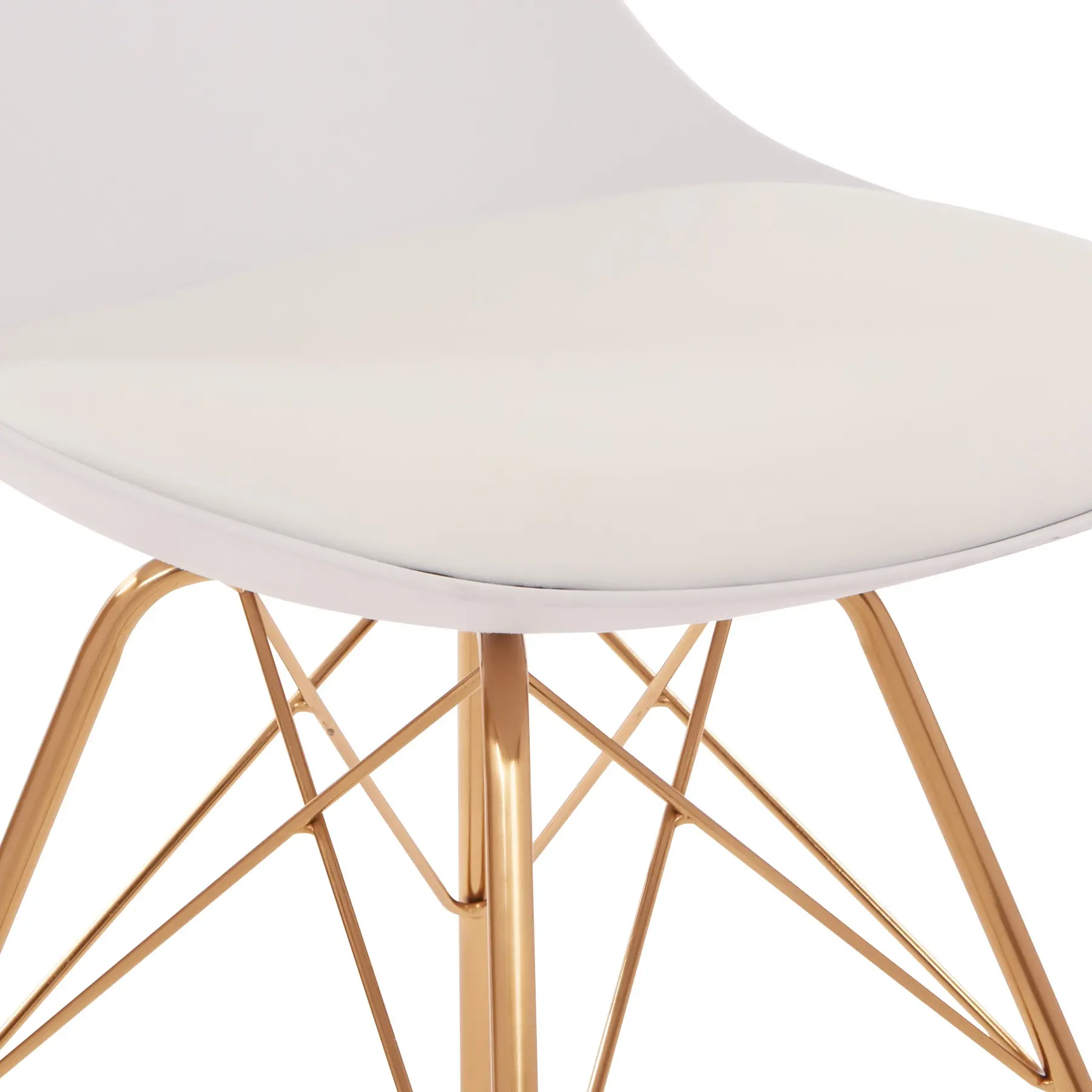Oakley White Faux Leather Desk Chair-6