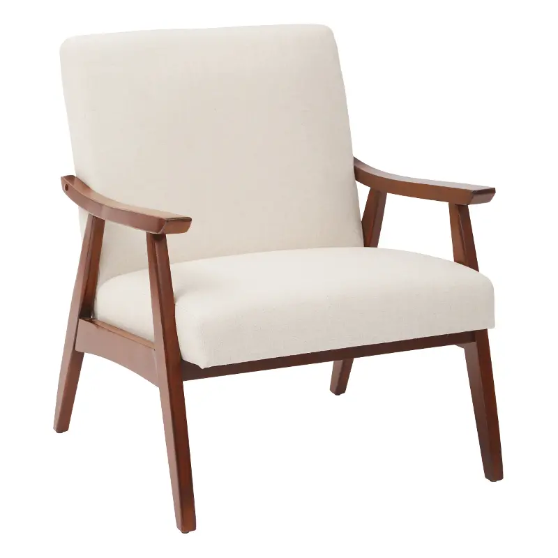 Davis Ivory Linen Accent Chair