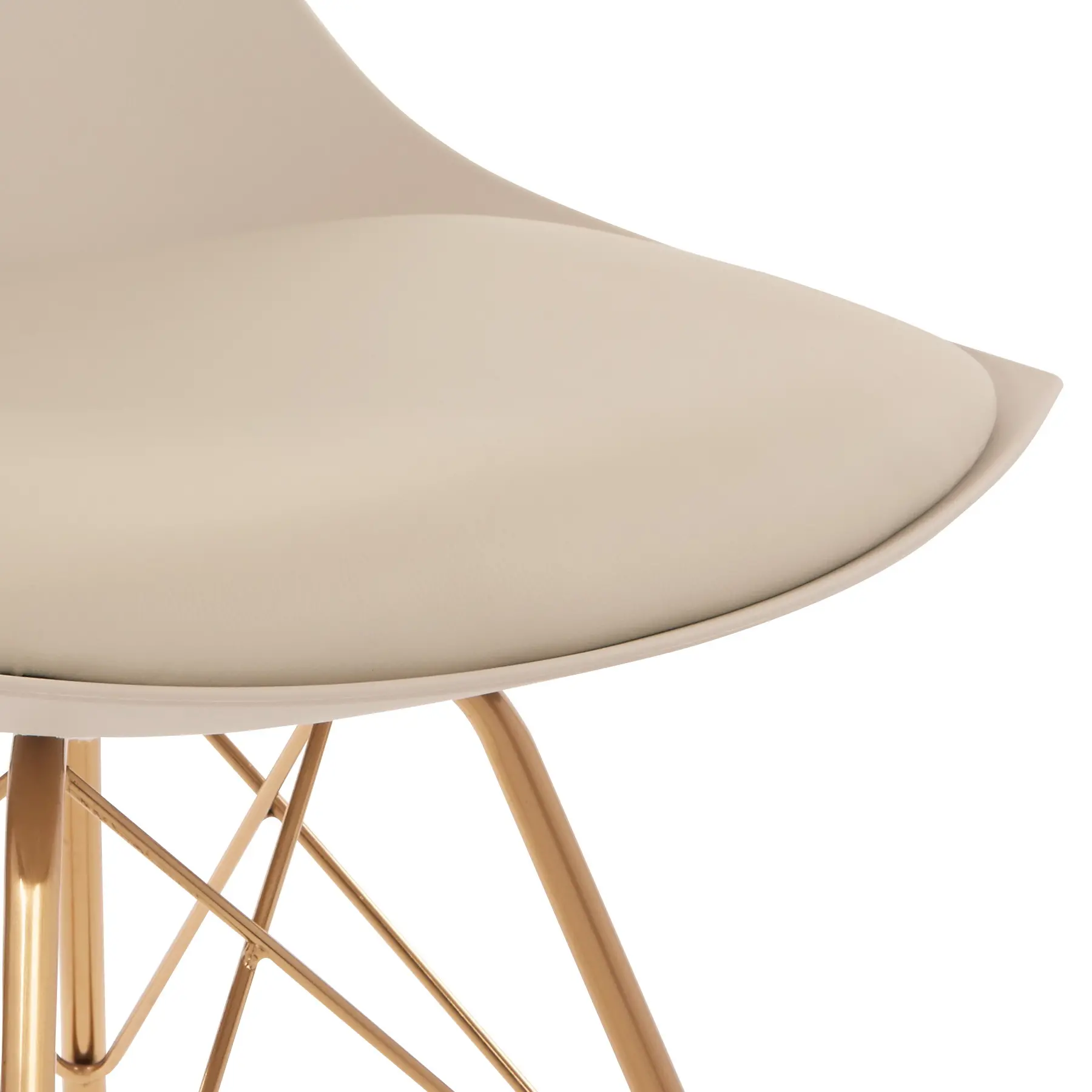 Oakley Cream Faux Leather Desk Chair-6