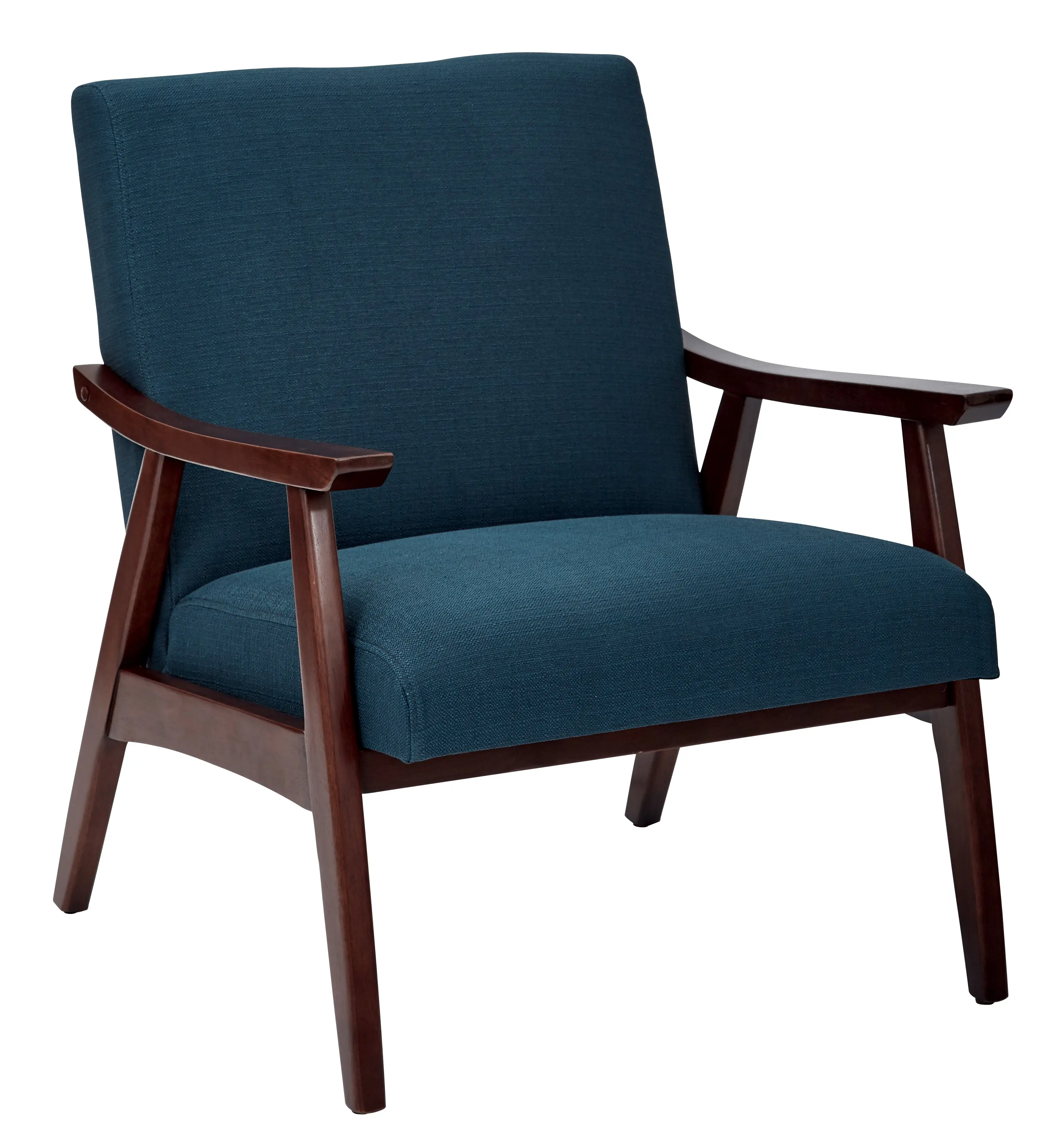 Davis Teal Blue Accent Chair-1