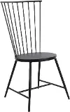 Bryce Black Metal Dining Chair