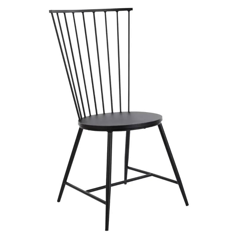 Bryce Black Metal Dining Chair