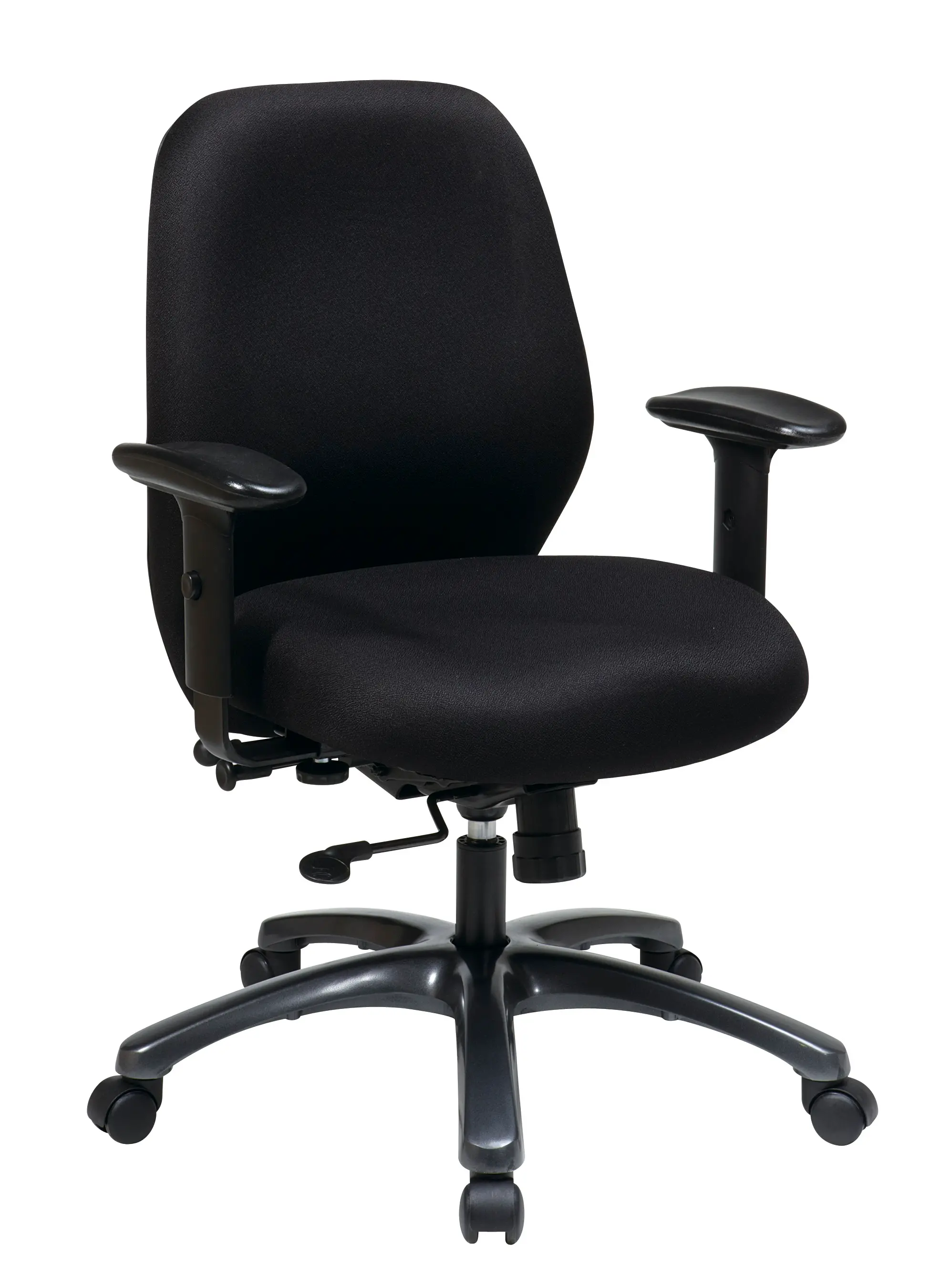 54666 Series Black Ergonomic Desk Chair-1