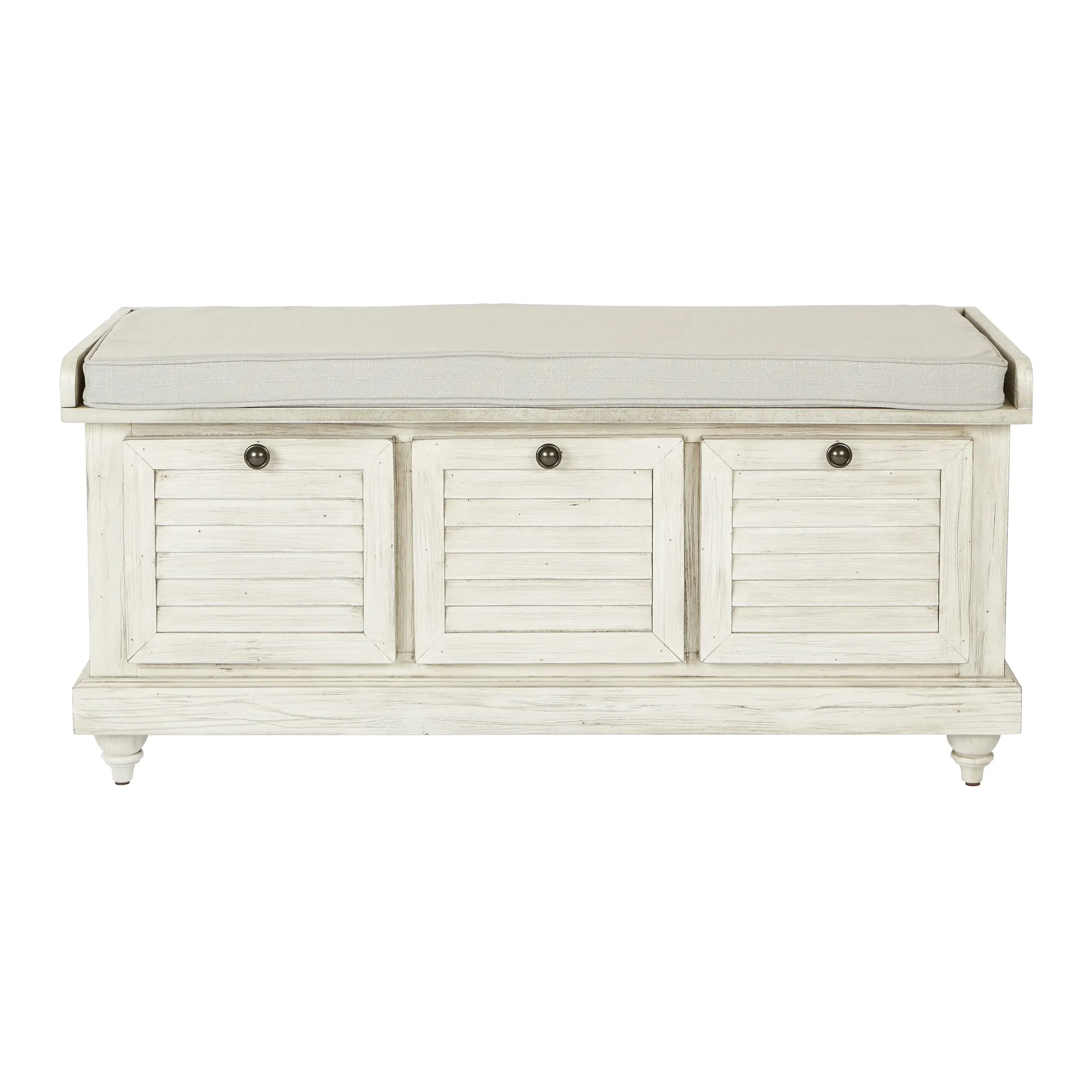 Dover Whitewash Storage Bench-3