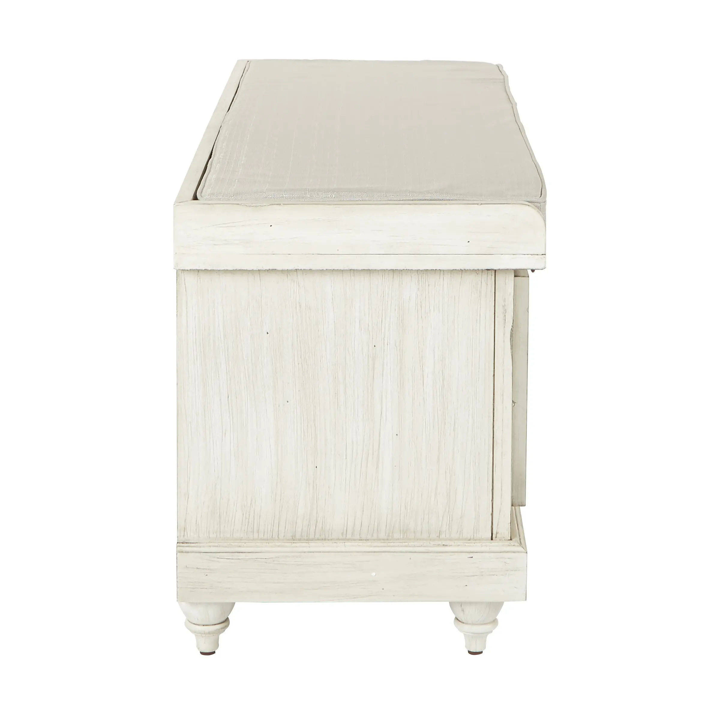 Dover Whitewash Storage Bench-4