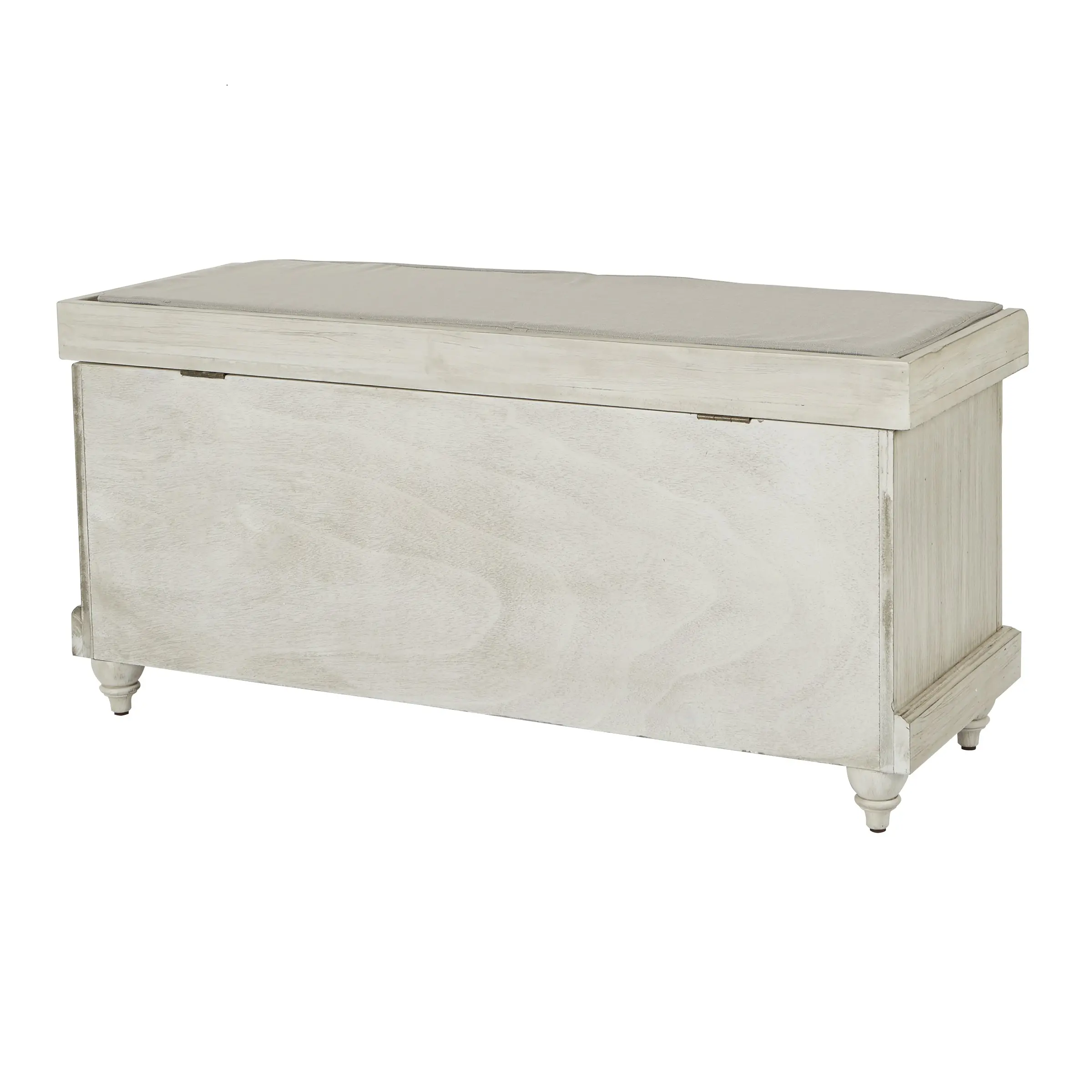 Dover Whitewash Storage Bench-5