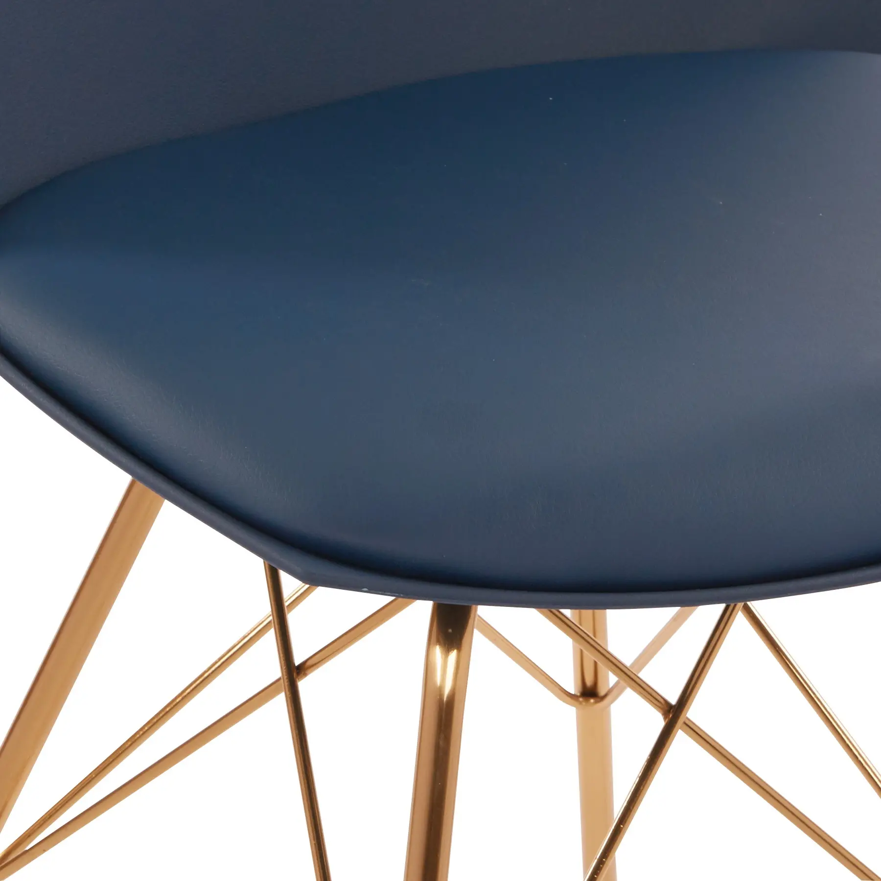 Oakley Navy Blue Faux Leather Desk Chair-6