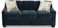 Marinette Blue Convertible Full Sleeper Sofa