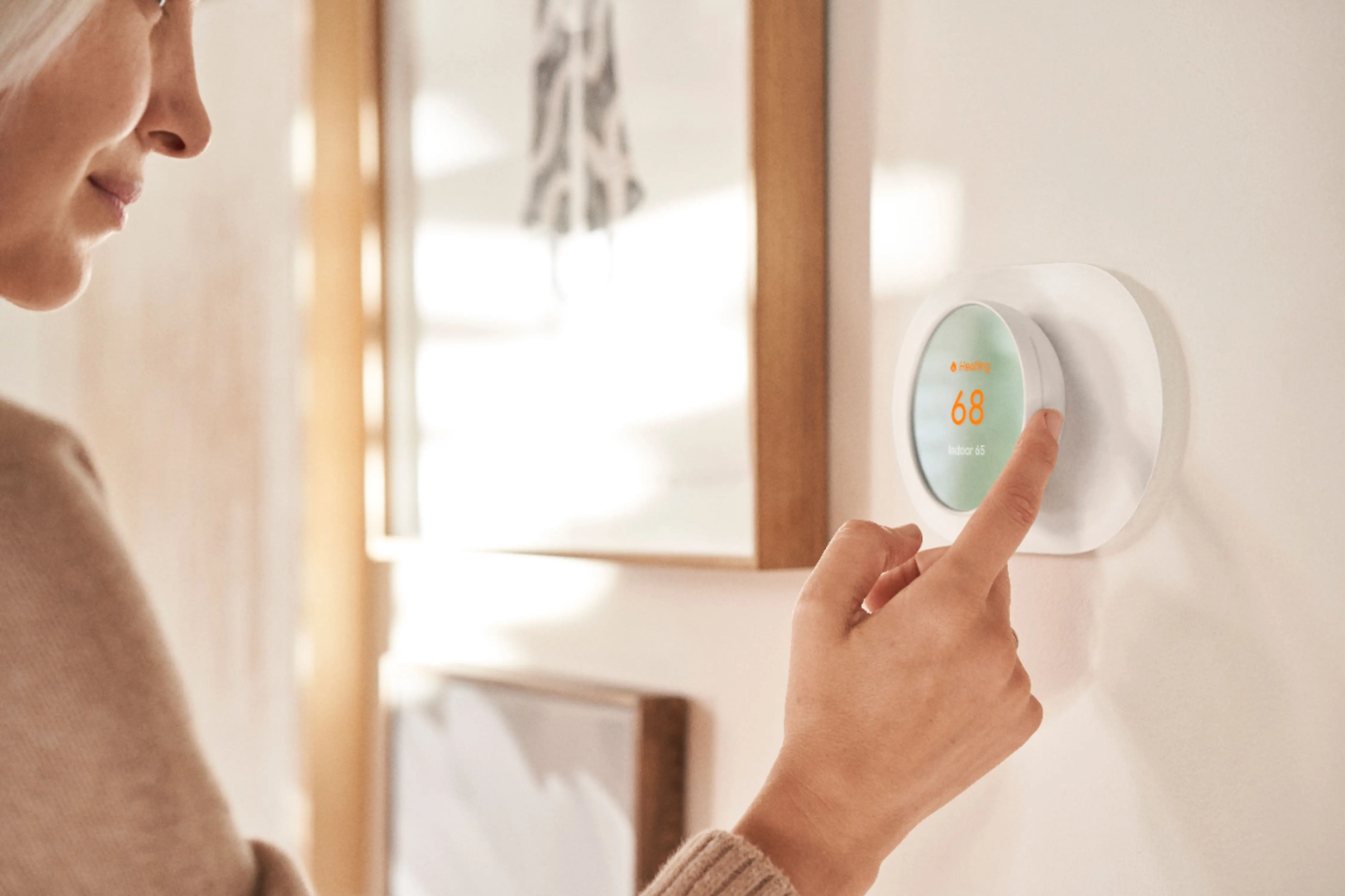 GA01334-US Google Nest Smart Thermostat - Snow-2