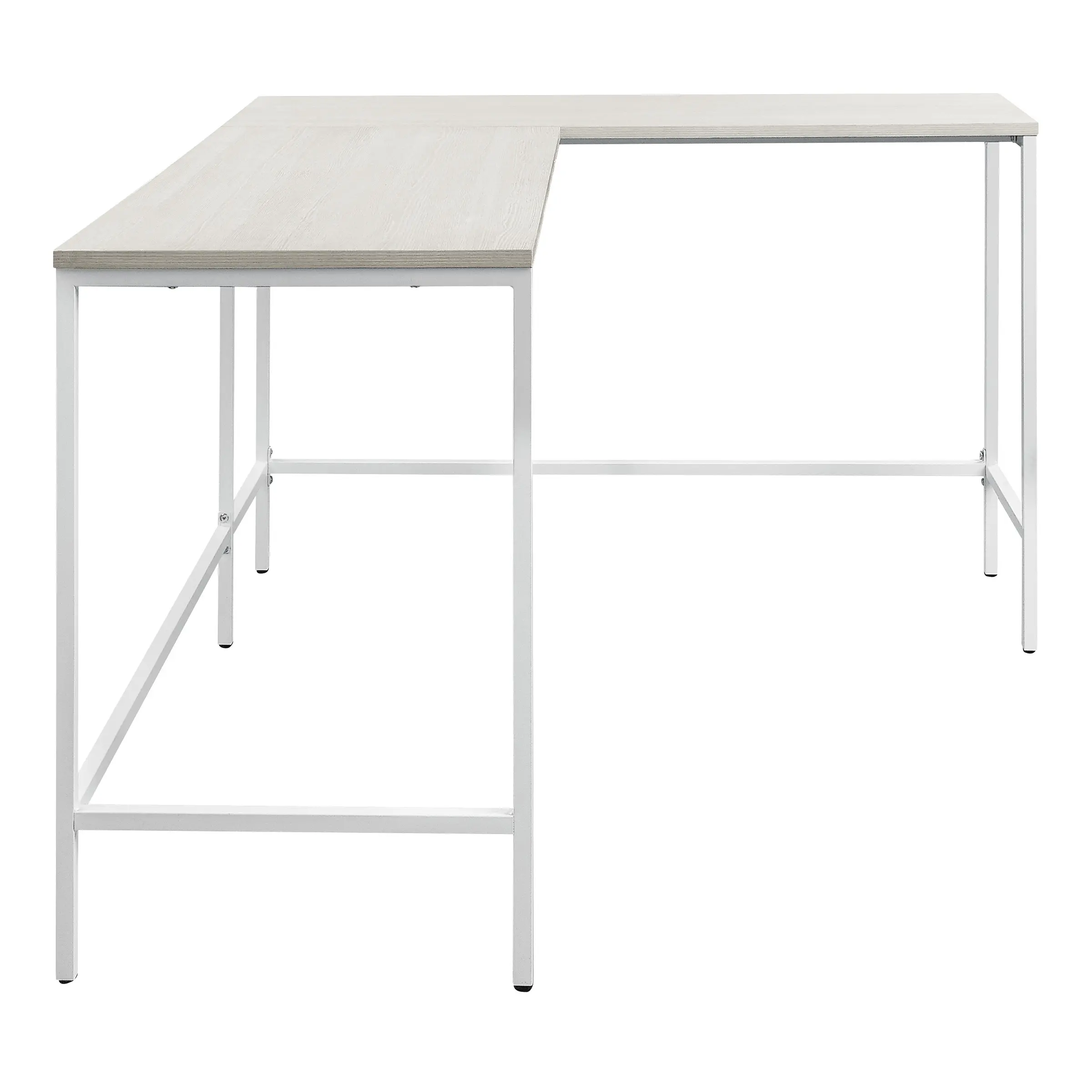 Contempo White Oak L-Shaped Desk-3