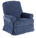 Juliana Royal Blue Power Glider Recliner with Swivel