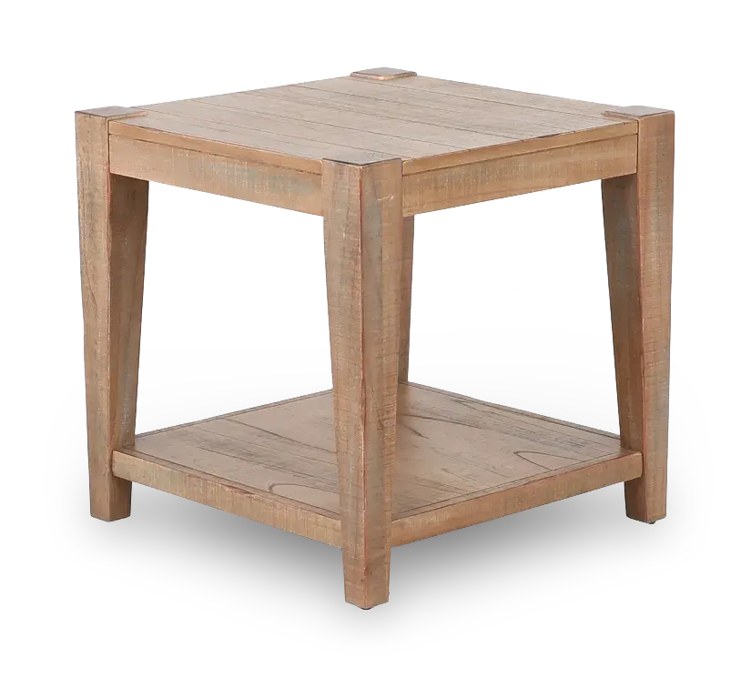 Platt Weathered Brown End Table-1