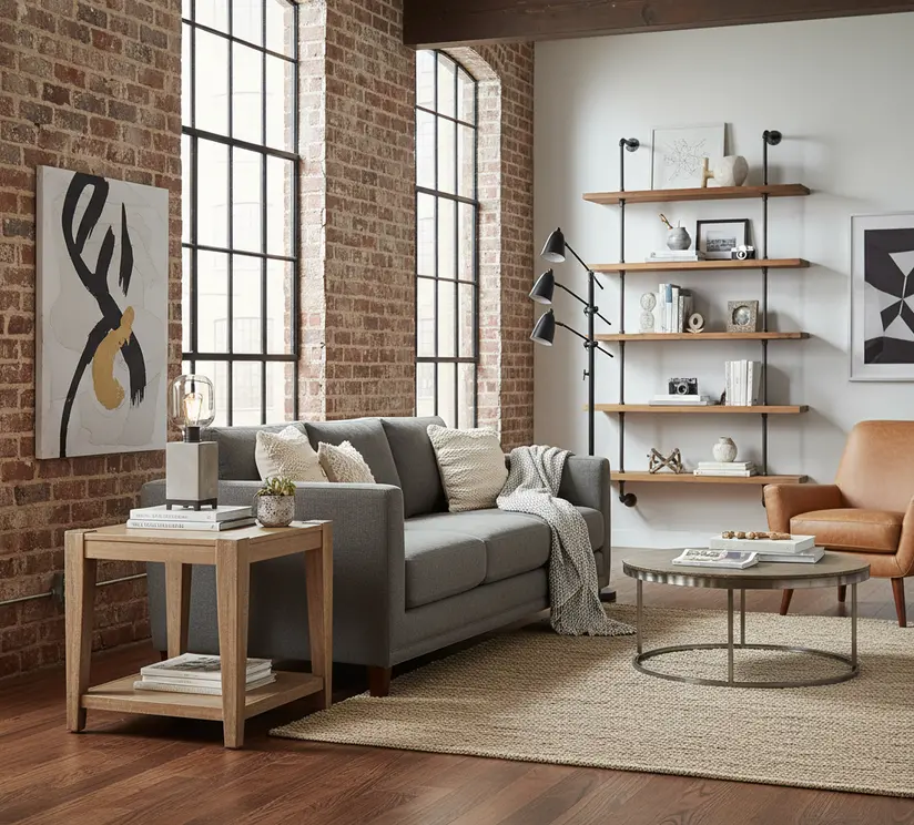 Platt Weathered Brown End Table-9
