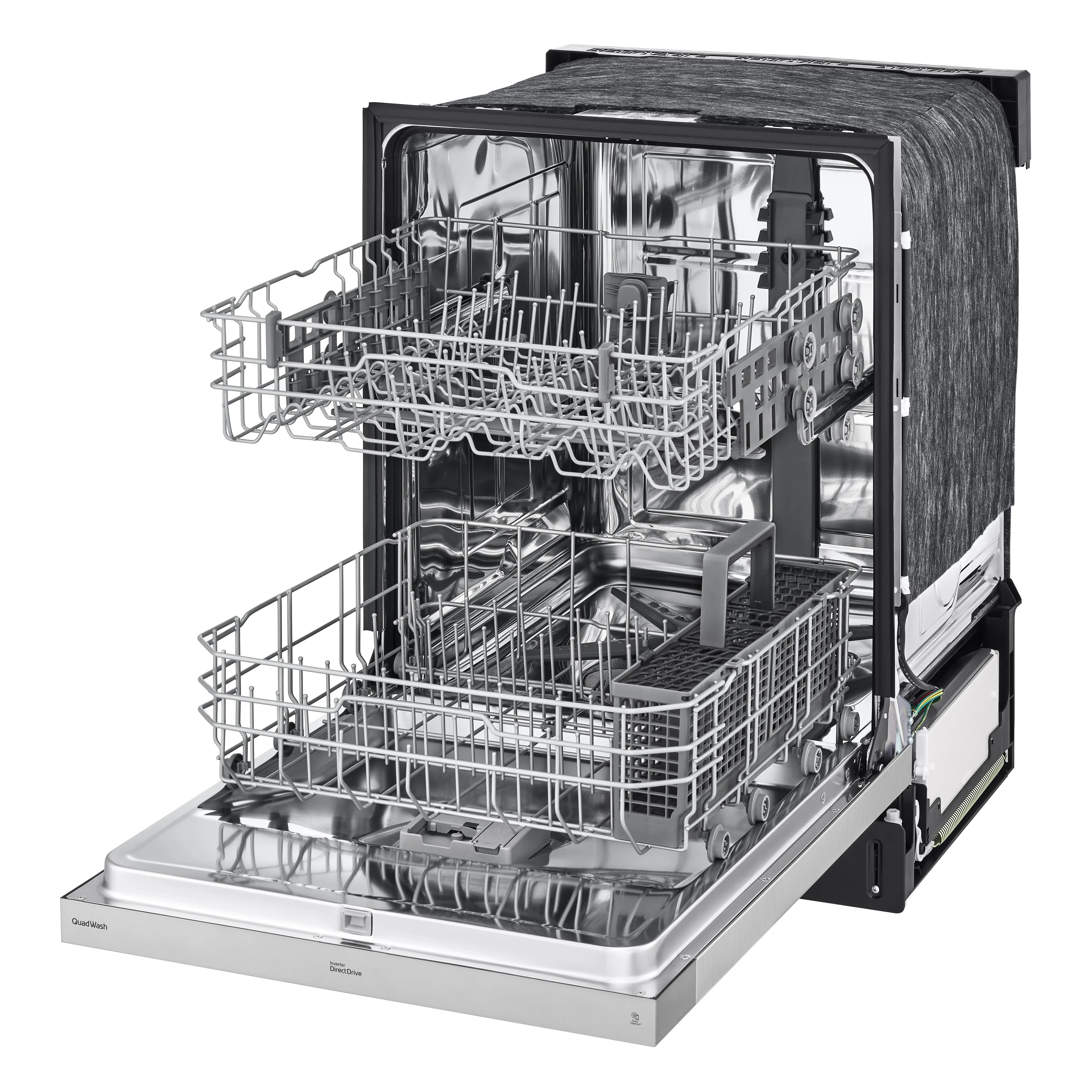 LDFN3432T LG Front Control Dishwasher - Stainless Steel-2