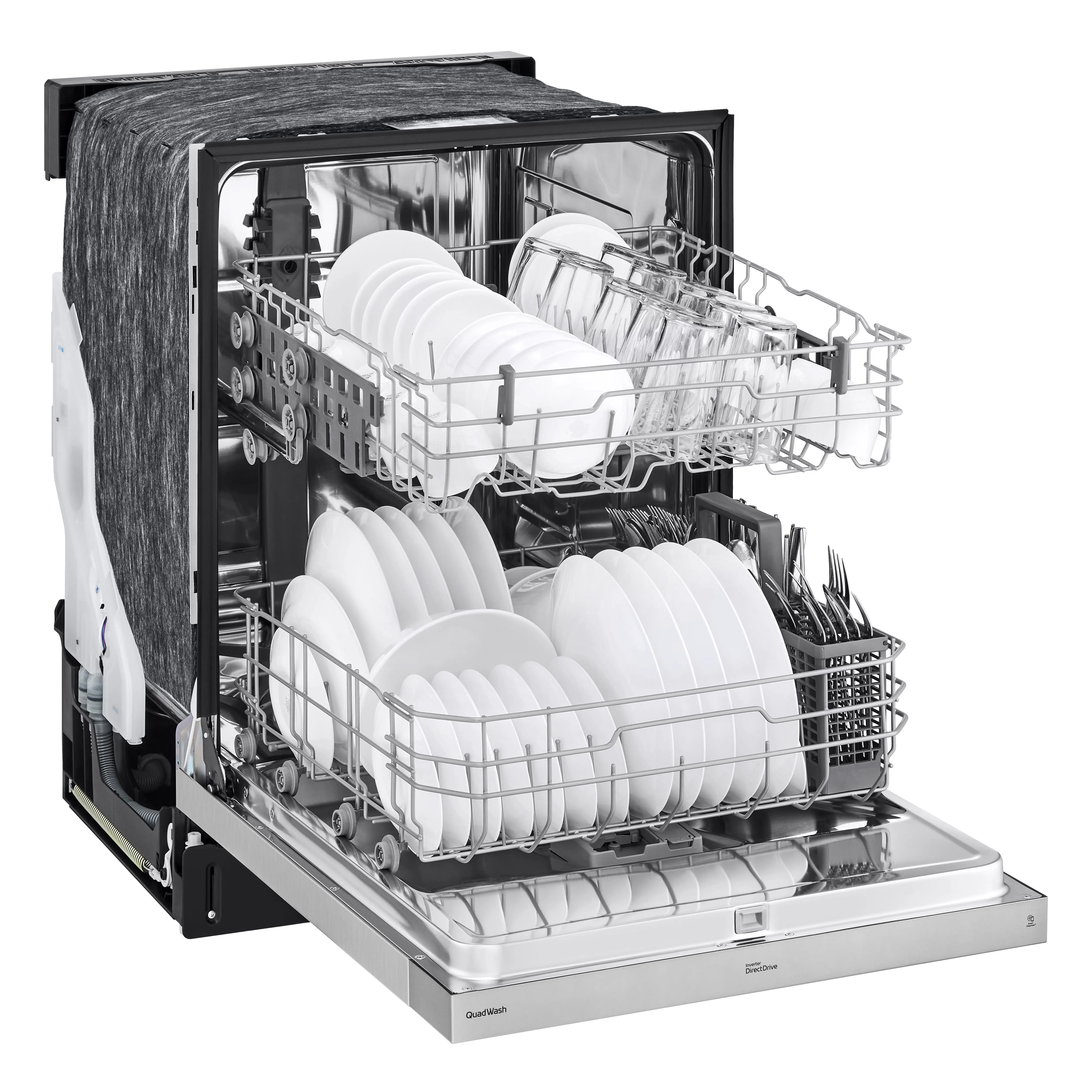 LDFN3432T LG Front Control Dishwasher - Stainless Steel-3