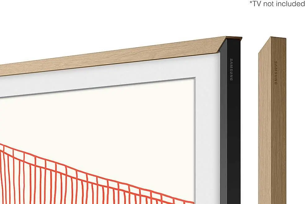 VG-SCFA43TKBZA Samsung 43” The Frame Customizable Bezel - Modern Teak-4