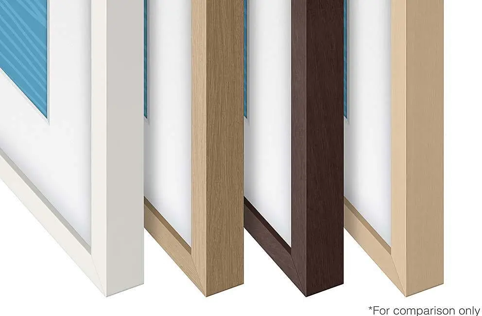 VG-SCFA43TKBZA Samsung 43” The Frame Customizable Bezel - Modern Teak-5