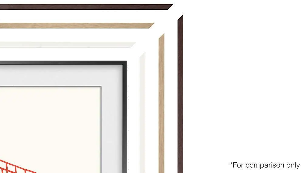 VG-SCFA43TKBZA Samsung 43” The Frame Customizable Bezel - Modern Teak-6