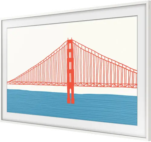 VG-SCFA65WTBZA Samsung 65 Modern White Bezel for The Frame TV-1